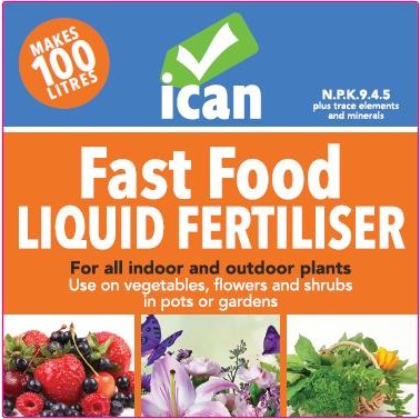 Ican Fast Food 500ml label